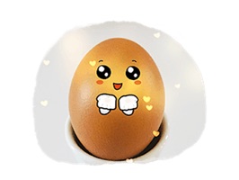 Story of Cute Eggs Sticker