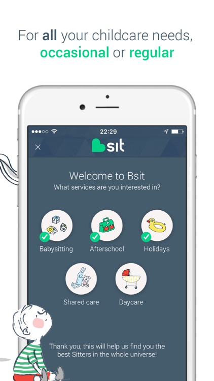 Bsit, the childcare app