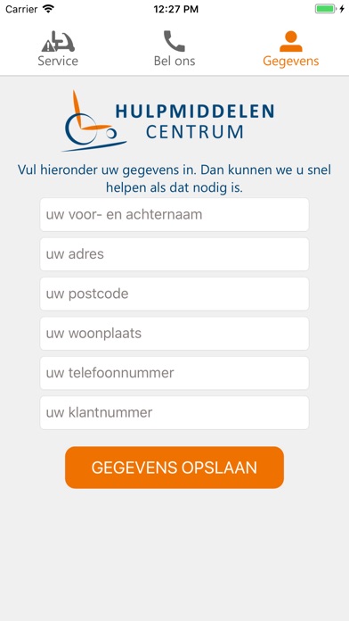 Hulpmiddelencentrum ServiceApp screenshot 3