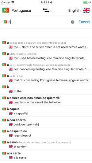 Portuguese/English Dictionary(圖4)-速報App