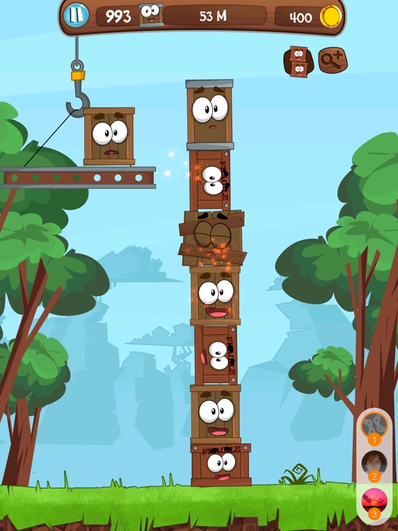 BoxUp Kids Mobile Physics Game Screenshots