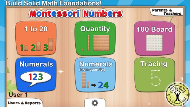 Montessori Numbers for Kids