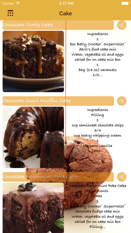 Chocolate Recipes.