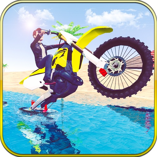 Kids Water Motorbike Surfing & Fun Game