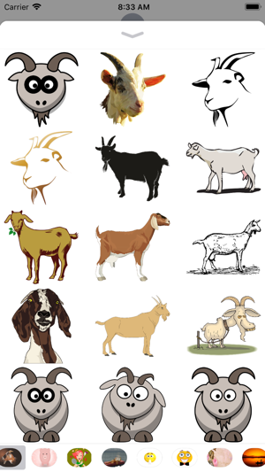 Goat Stickers - Sid Y