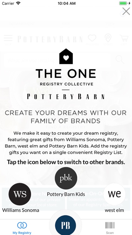 Pottery Barn Wedding Registry screenshot-5