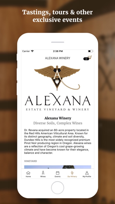 Alexana Winery screenshot 2