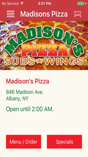 Madison’s Pizza