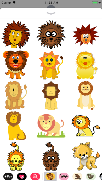 Lion Stickers screenshot 2