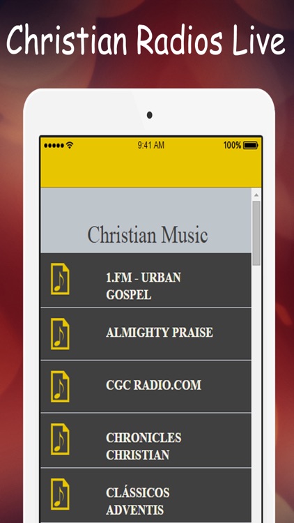 A Christian Music Radio FM.