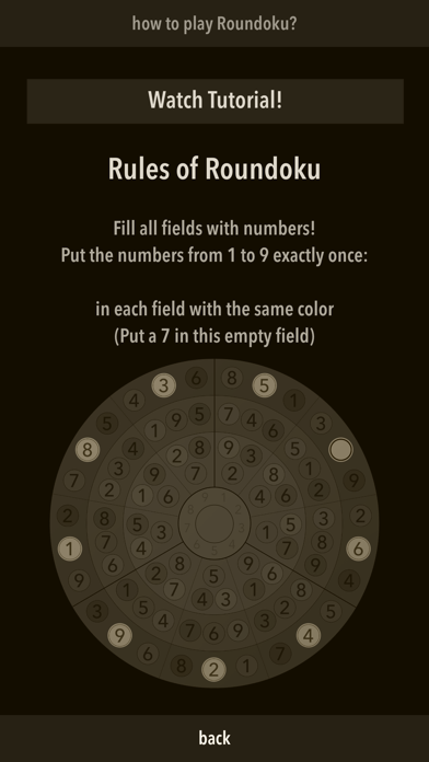 Sudoku: Roundoku Black 3 screenshot 5