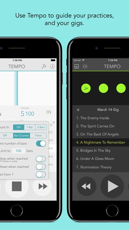 Tempo - Metronome with Setlist