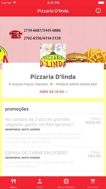 Pizzaria D'linda Delivery