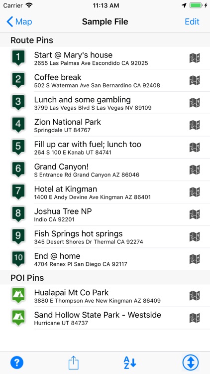 Road Trip Planner Viewer screenshot-3