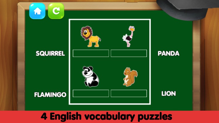 Vocabulary Animals Matching