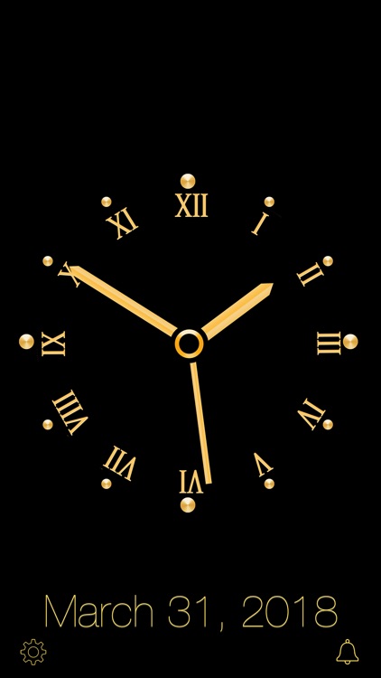 Gold Luxury Clock screenshot-9