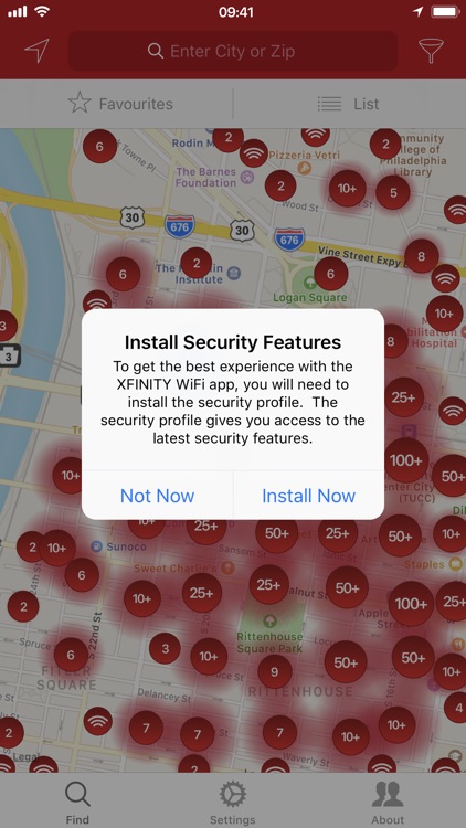 XFINITY WiFi Hotspots