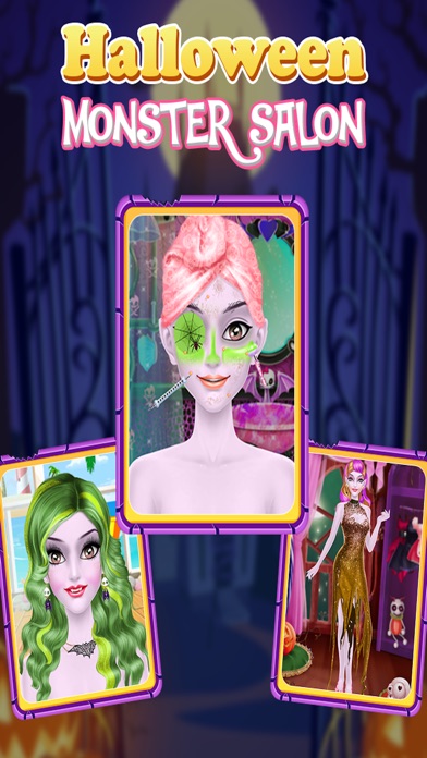 Makeup Salon Games: Halloween screenshot 2