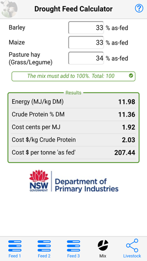 Drought Feed Calculator(圖2)-速報App