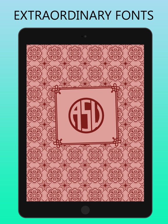 custom monogram maker app
