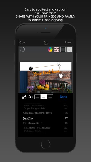Gobble 感恩節快樂 照片編輯器(圖5)-速報App