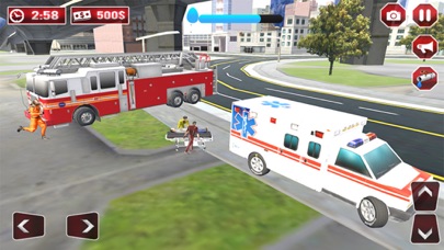 Fire Truck Rescue Sim 3D screenshot 3