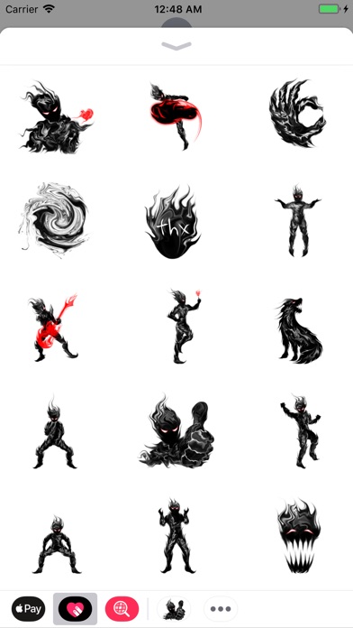 Shadow Man Animated Stickers screenshot 3