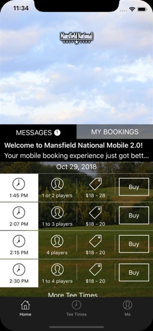 Mansfield National Tee Times(圖1)-速報App