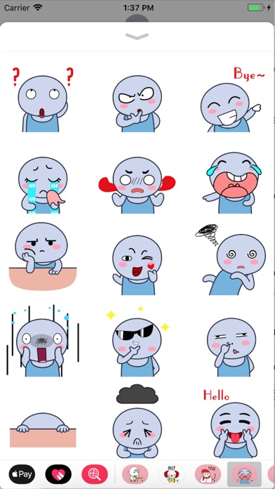 Bald Boy Sticker screenshot 2