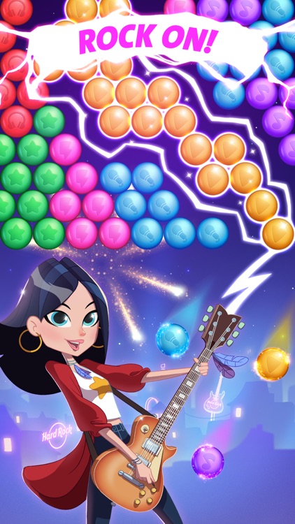 Hard Rock Bubble Shooter