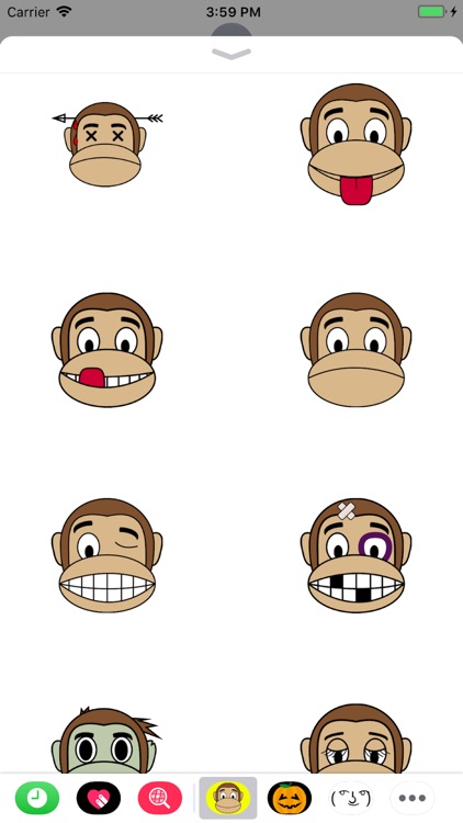 Monkey Emoji Stickers