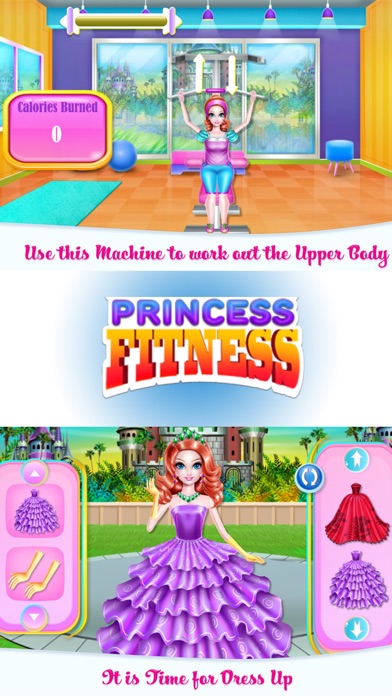 Princess Fitness Time screenshot 3