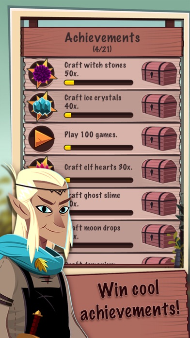 Elfcraft - Craft magic stones and challenge your friends to a tournament Screenshot 3