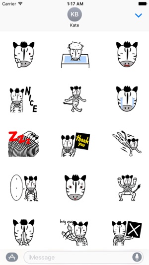 Zebra Man ZebraMoji Sticker(圖2)-速報App