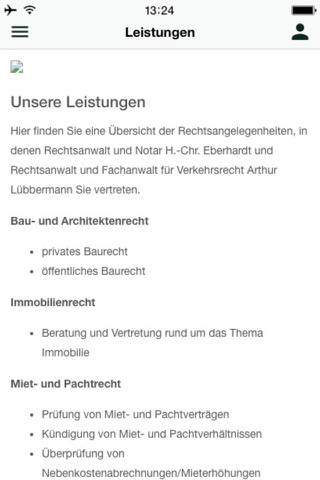 Kanzlei Eberhardt & Lübbermann screenshot 3