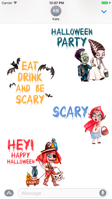 Scary Halloween Pumpkin Emoji screenshot 4