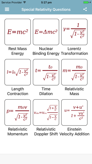 Special Relativity Questions