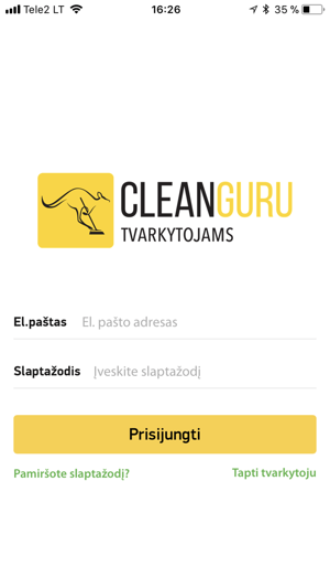 CLEANGURU TVARKYTOJAMS