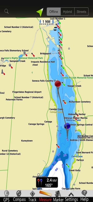 Cayuga - Seneca Lakes Charts