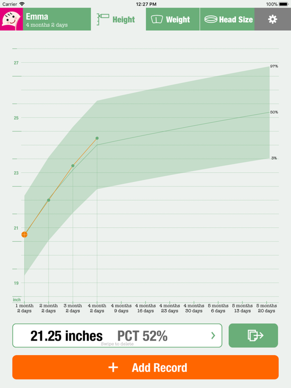 Growth+ (Child Growth Charts)のおすすめ画像1