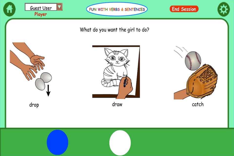 Fun with Verbs & Sentences screenshot 2