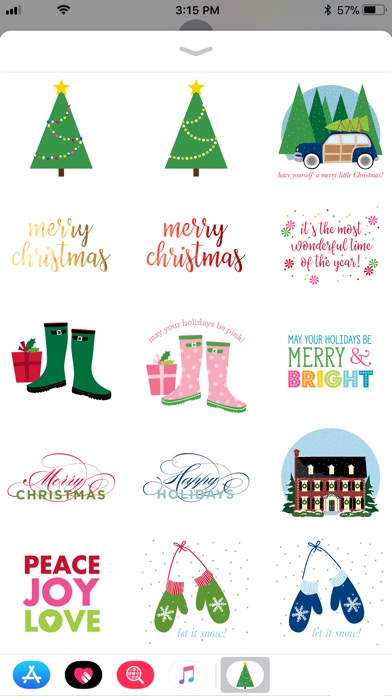 Preppy Christmas Stickers screenshot 4