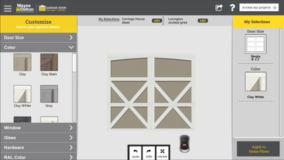 Wayne Dalton Design Center screenshot 2