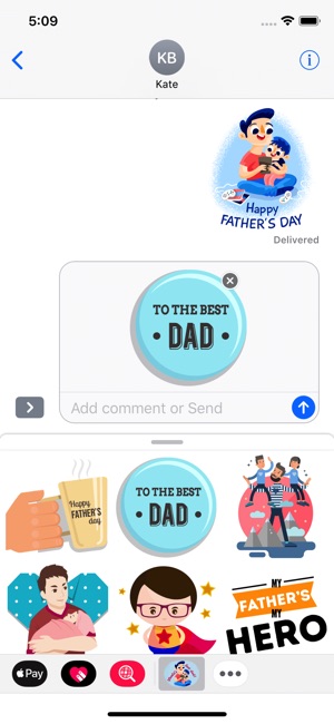 Father's Day Hero Stickers(圖2)-速報App