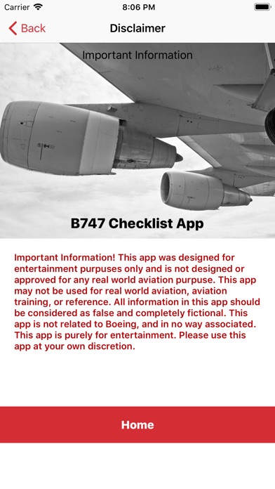 B747 Checklist screenshot 2