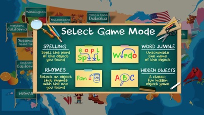 Kids USA Explorers - Educational Hidden Word Games screenshot 4