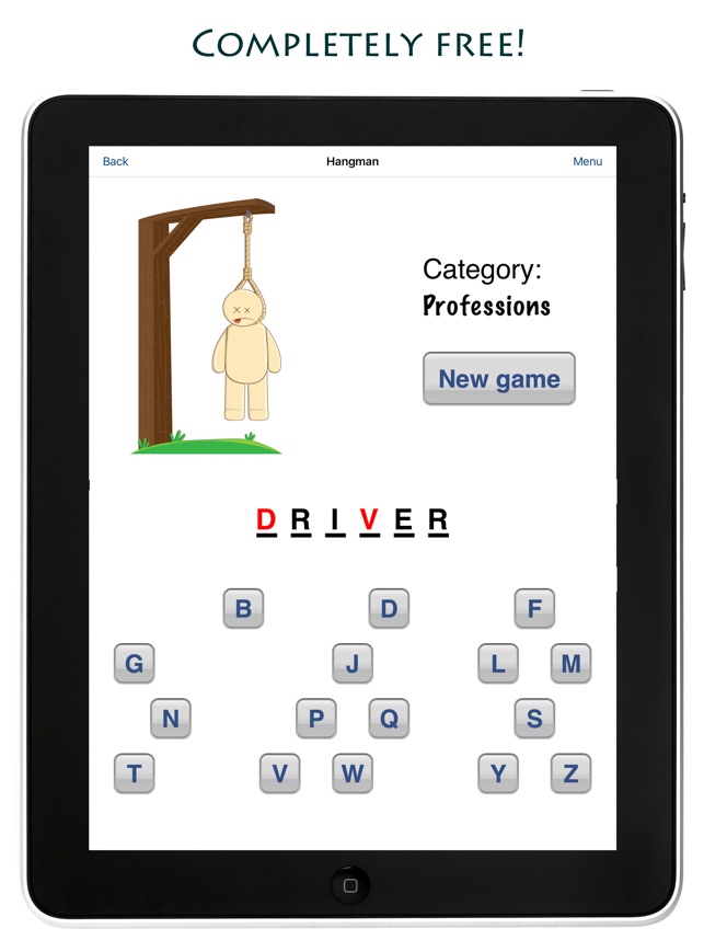 Hangman for iPad - The Best(圖5)-速報App