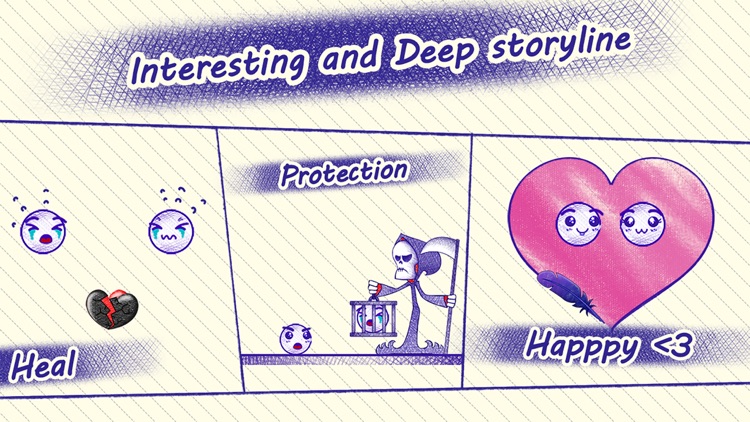 Love Story : Draw Physics Line screenshot-3