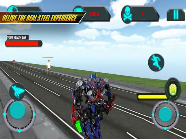 AUTO Robots Battle Alien, game for IOS
