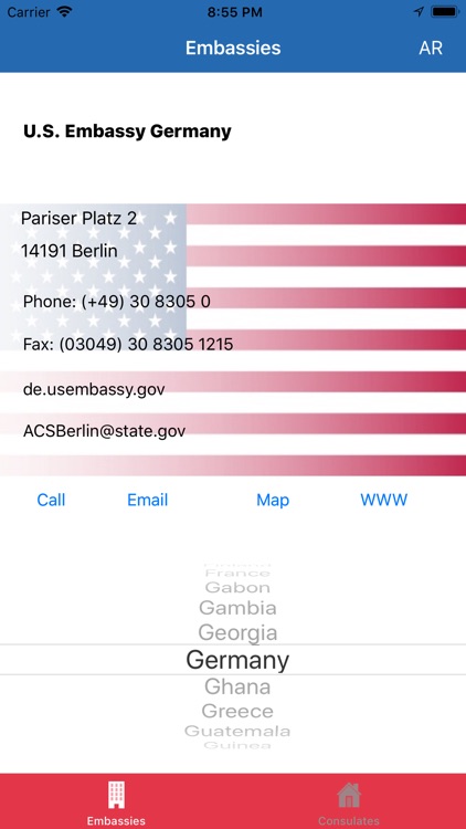 USA Embassies & Consulates